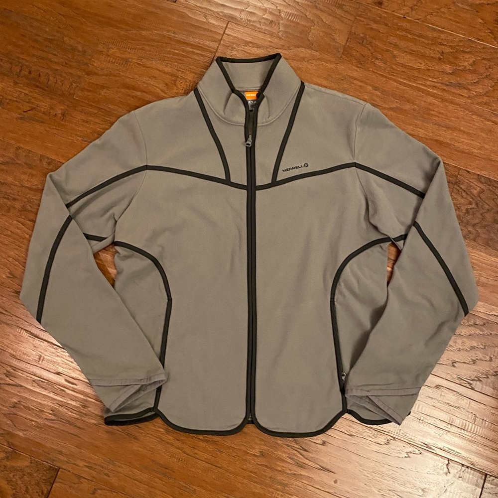 GUC Merrell Gray and Black Fleece Jacket